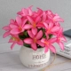 Hoa nhân tạo hoa hồng giả hoa trang trí hoa phụ kiện nhà phòng khách bàn ăn gốm nhỏ chậu cây cảnh trang trí hoa nhỏ - Trang trí nội thất