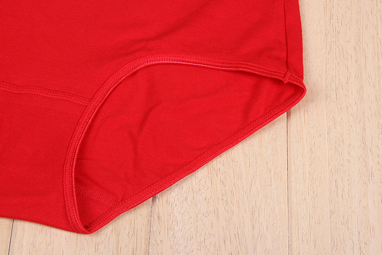 Đồ lót nữ của Butterfly Anns Big Red Zodiac Stretch Cotton Năm nay, eo cao mềm mại quần lót đúc su