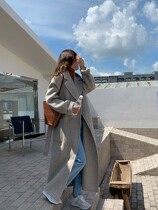 80% Wool 10% Rabbit Hair 10% Mulberry Silk Handmade Double-sided Wool Coat
