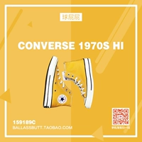 Ball Ass Converse 1970s Giày cao gót màu vàng tiêu chuẩn Samsung 159189c trung tính giày thể thao nam