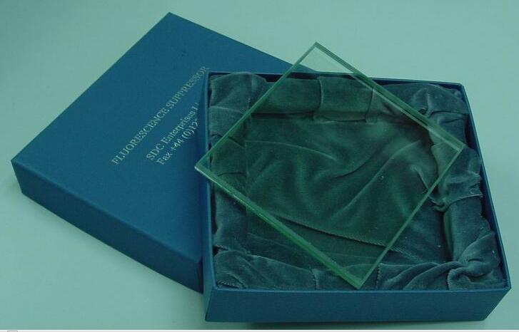 SDC Fluorescence Suppression Glass Plate Anti-Fluorescent Glass Test Plate Fabric Fluorescence Check Suppression Glass Sheet