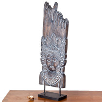 Promotional solid wood carving indigenous carving retro old boat wood ornaments creative porch desktop decoration Southeast Asian style