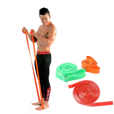 Fitness elastic belt practice shoulder female tension belt open shoulder leather band practice back resistance belt male thin back yoga stretch belt