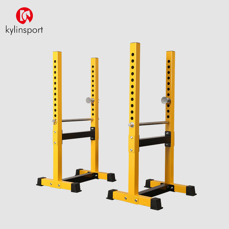 Bench press rack Multi-function weightlifting bed squat rack Fitness equipment Barbell rack Household double bar rack Barbell set