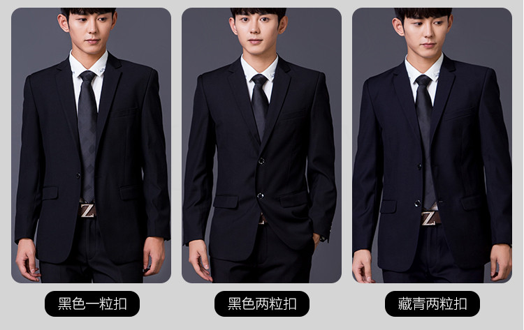 Phù hợp với phù hợp với nam giới formalwear kinh doanh bình thường phù hợp với nam giới mặc chuyên nghiệp overalls thanh niên sửa chữa lớp kích thước lớn áo