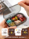 Small medicine box portable mini small portable morning, afternoon, evening reminder medicine package storage sealed medicine box