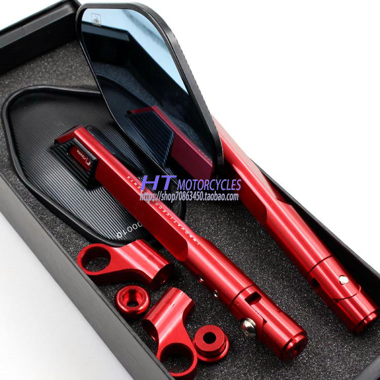 Áp dụng cho PCX125 PCX150 Little Monster M3 Little Monkey SMAX155 Gương chiếu hậu CNC được sửa đổi Phản chiếu - Xe máy lại gương gương xe máy có đèn xi nhan