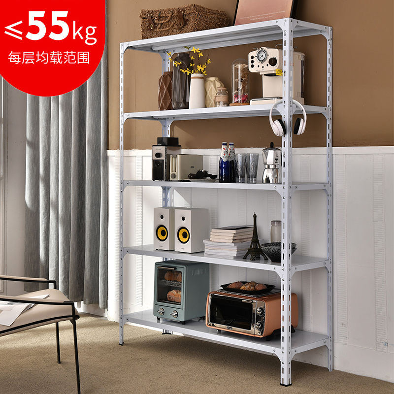 Home Shelving Kitchen Show Rack Angle Steel Rack Shelf shelf Multifloor landing Balcony Iron Shelf