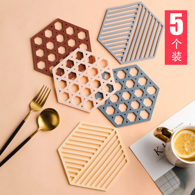 Nordic coaster Heat insulation mat Anti-scalding mat Household table mat Waterproof hot placemat Pot mat Bowl mat Plate mat Dish mat