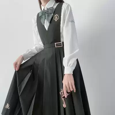 (Flower and fog JK) Greentown fairy tale JK milk skirt student skirt fairy dress original spot