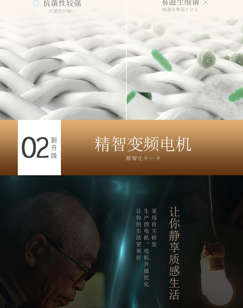 三洋 Radi10 智能变频滚筒洗衣机 10公斤大容量 洗净比1.03 图5