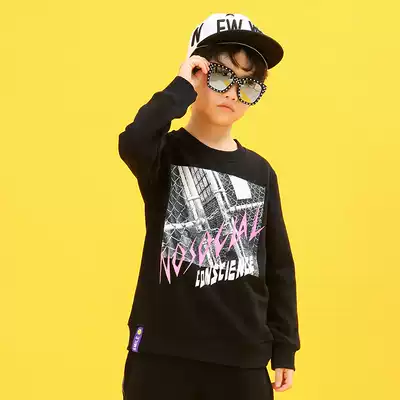 Boy's sweatshirt Spring and Autumn new round neck long sleeve T-shirt