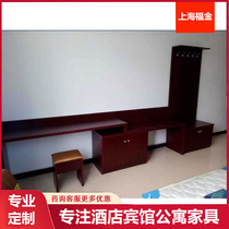 New Hotel Express Hotel Furniture Bed Suite TV Desktop Desktop Written Table Cotton Cabinet TV Cabinet