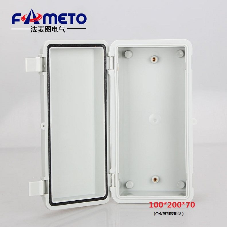 ABS plastic anti-tank 100x200x70 buckle waterproof distribution box F series seal waterproof junction box