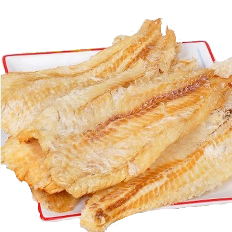Deep sea wild ready-to-eat fragrant roast cod fillet dry original flavor grilled fish fillet 250g aromatic fish fillet snacks fish dry sea