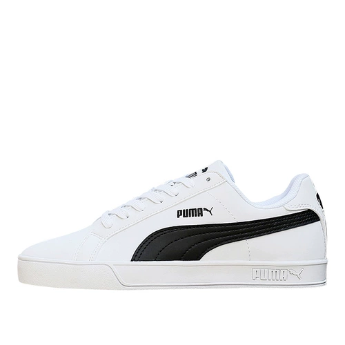 Puma/彪马 Smash Vulc Casual Board Shoes Boyt Cherry Blossom Powder White Powder Черно-белая мужская обувь 359622-05-15