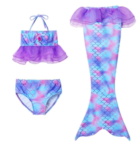 Children Mermaid Swimsuit Girls Fashion Princess Mermaid Tail Exquisite Fishtail Swimsuit Beach Bikini