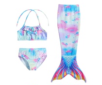 Mermaid Princess Kids Swimsuit Mermaid Tail Little Girl Princess Skirt Baby Bikini Spa Girls Swimsuit