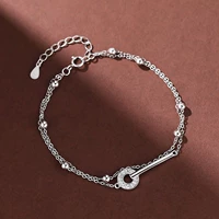 Двойной слоистый браслет из бусин [дайте прекрасную подарочную коробку]