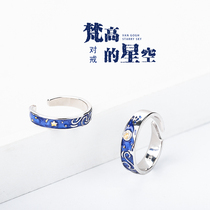  925 sterling silver bone acacia couple couple ring niche design personality inseparable ring men and women a pair of simple