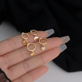 Небольшие маленькие изысканные серьги, серебро 925 пробы, 2022