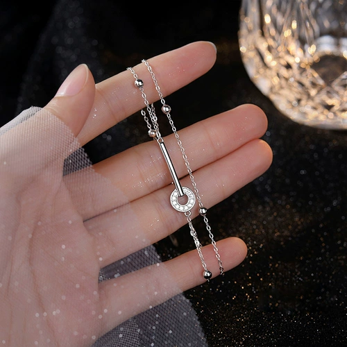 Кольцо, браслет, изысканное ювелирное украшение, серебро 925 пробы, легкий роскошный стиль, коллекция 2023