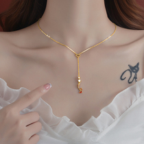 925 sterling silver koi necklace light luxury niche design retro transshipment this year choker 2021 new female