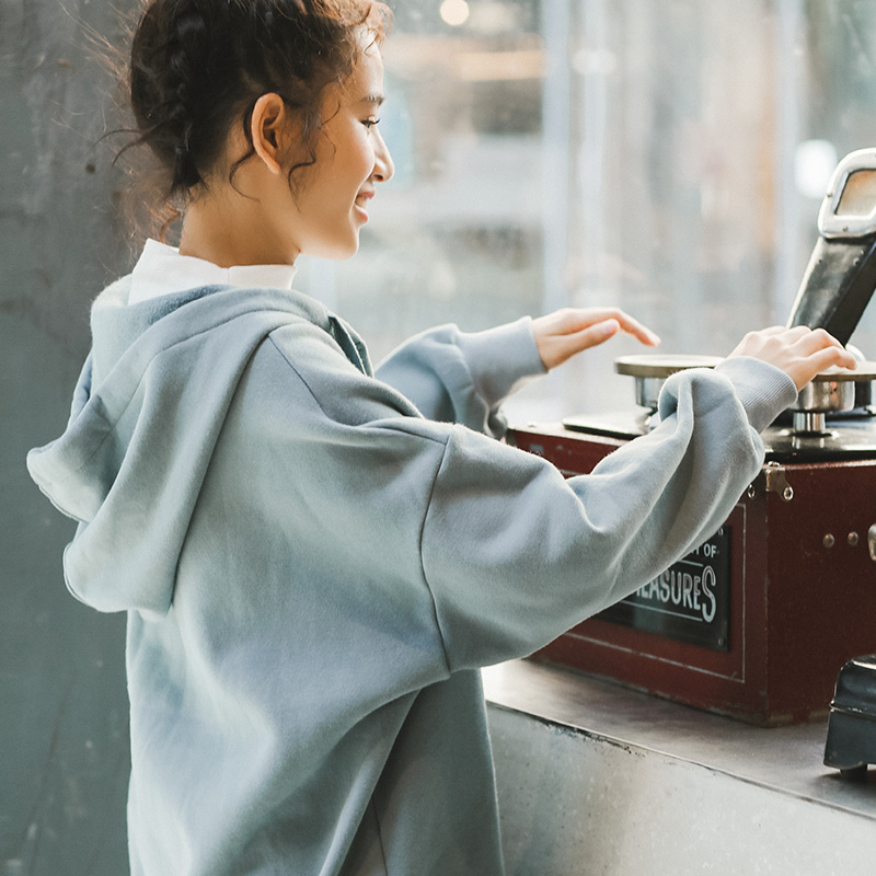 Sweatshirt femme   Q  en Coton - Ref 3216845 Image 3