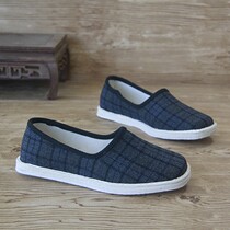 Breathable boat shoes womens summer shoes low-top shoes a thousand layers of a foot stare middle-aged lazy shoes square mouth cloth shoes women