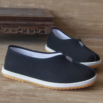 Old Beijing cloth shoes men monk house shoes retro cotton cloth autumn female monk Zen shoes retreat anti-grinding cloth Monk shoes
