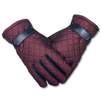 Middle-aged and elderly ladies winter warm gloves plus velvet elderly cycling gloves cold-proof elderly finger mother gloves