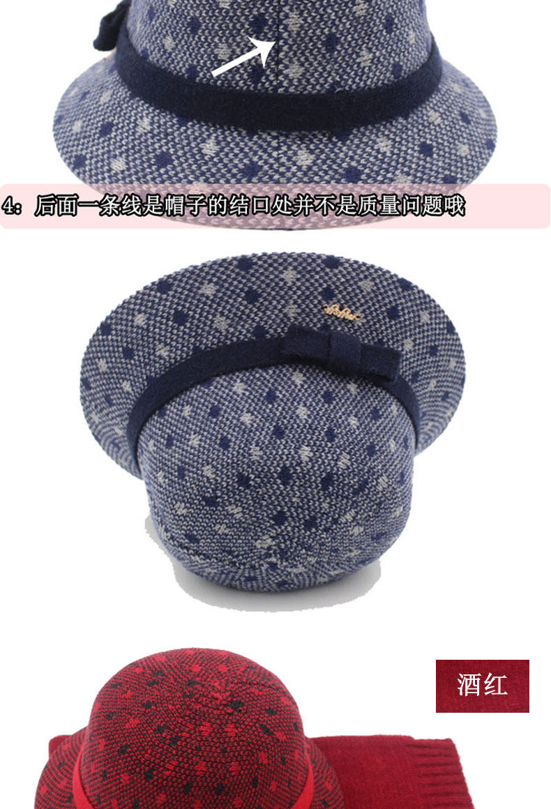 Chapeau pour femme en Melange de laine - Ref 3233599 Image 19