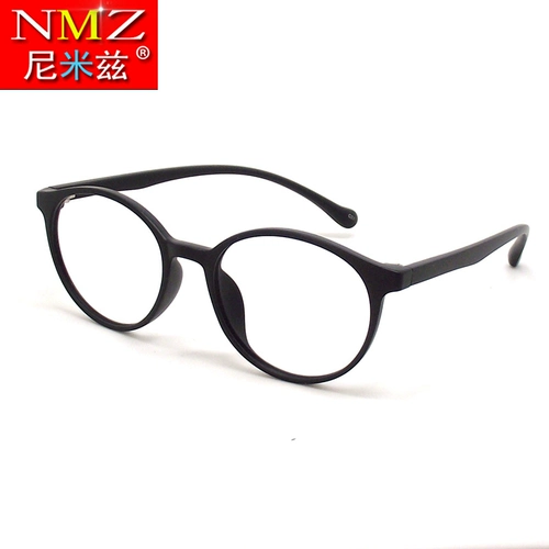 Ультра -светлые очки TR90 рама ретро -зеркальная рама, соответствующая миопии с высоким содержанием Amblyopia Eye Anty -Blue светлое плоское зеркало маленькое