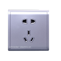 Schneider switch socket Fengshang lavender silver series telephone computer socket telephone plus network socket