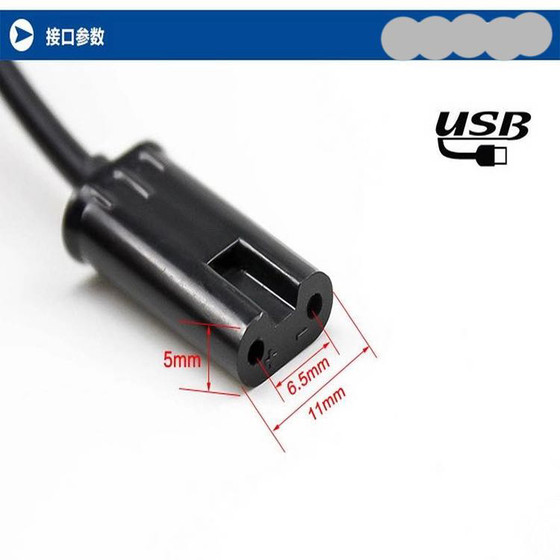 Feike 면도기 면도기 충전기 케이블에 적합 FS373 액세서리 범용 USB 충전 케이블 A12