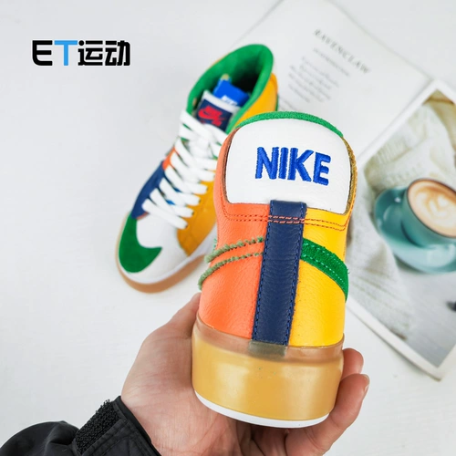 Мужские и женские повседневные высокие кроссовки Nike Blazer Mid 77 DA2189-800