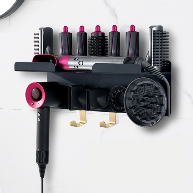 dyson Dyson curly hair Rod Containing layer frame Hair Dryer Rack Bracket Free to punch shelving Shelves Accessories Blow Rack