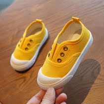 Spring and autumn new childrens shoes baby single shoes Children canvas shoes Girls kindergarten boys board shoes cloth shoes indoor shoes