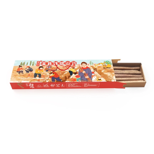 聚怀斋 Jiaozuo Wenxian Shatu Iron Stick Yam 3KG Красная подарочная коробка наполнена свежим лекарством Huai Yam
