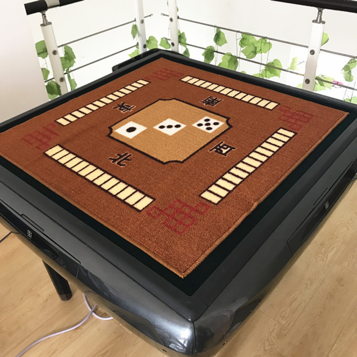 Mahjong khăn trải bàn vuông dày giảm thanh chống trượt Mahjong vải Mahjong chăn còng tay Mahjong khăn trải bàn - Các lớp học Mạt chược / Cờ vua / giáo dục bộ cờ vua nam châm