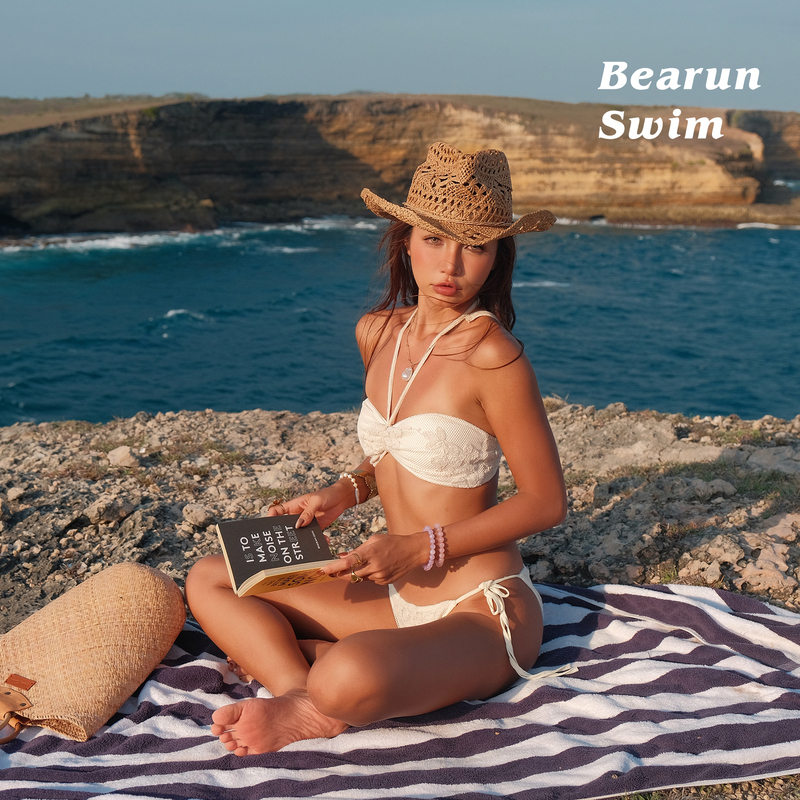 Bearun Swim Halter Neck Two-Piece Swimsuit Set 2026 New Beach Bikini Vacation Swimwear Two-Piece Set Bearun Swim Halter Neck Two-Piece Swimsuit Set 2026 New Beach Bikini Vacation Swimwear Two-Piece Set