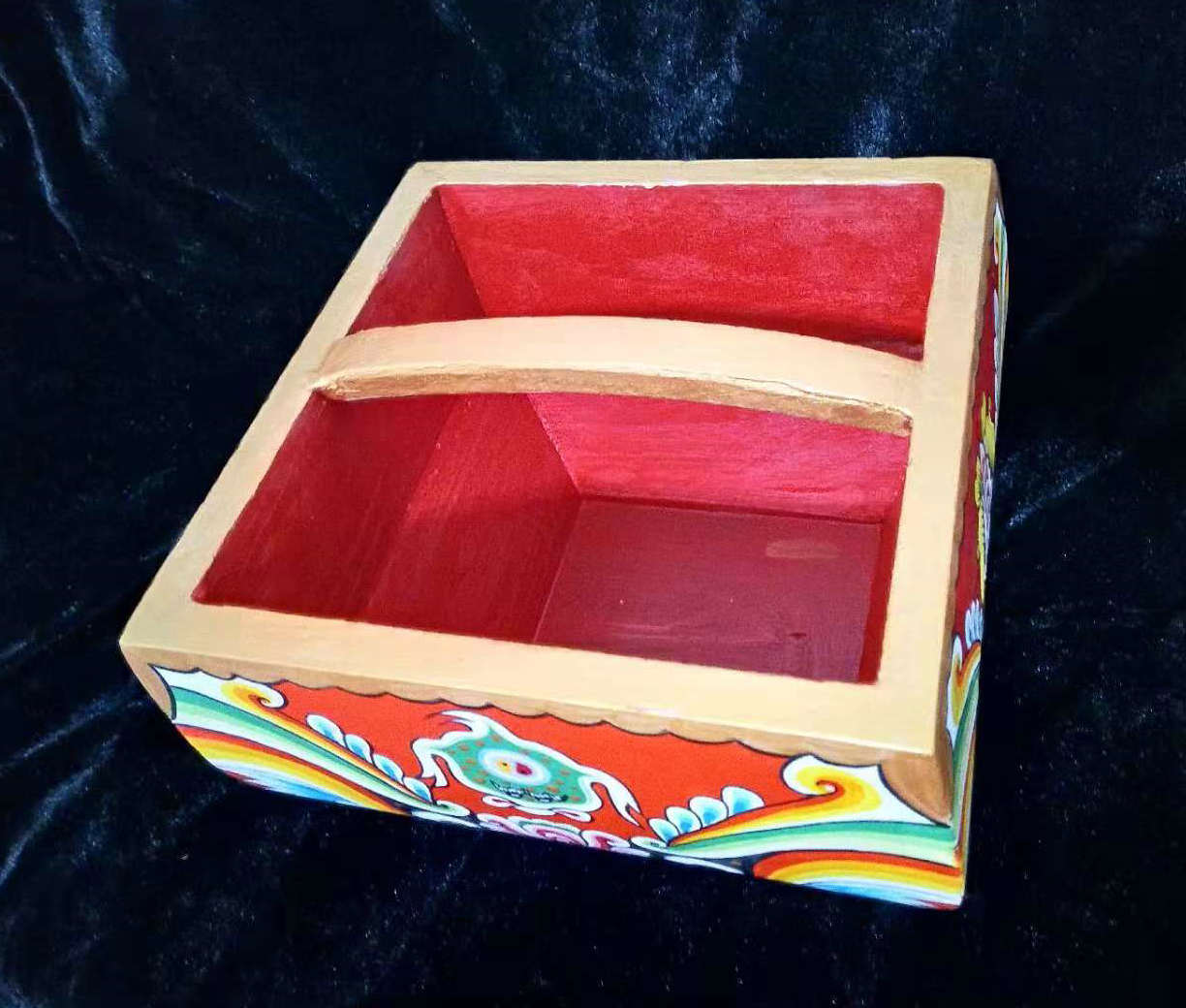 Day into the fight Ma spoon Peking Opera facial genealogy Shaanxi folk craft gift hem Golden Bou Ancient Shelf store placement