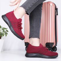 Old Beijing cloth shoes female filial piety mother shoes soft bottom non-slip old shoes light comfortable middle-aged and elderly sports casual shoes