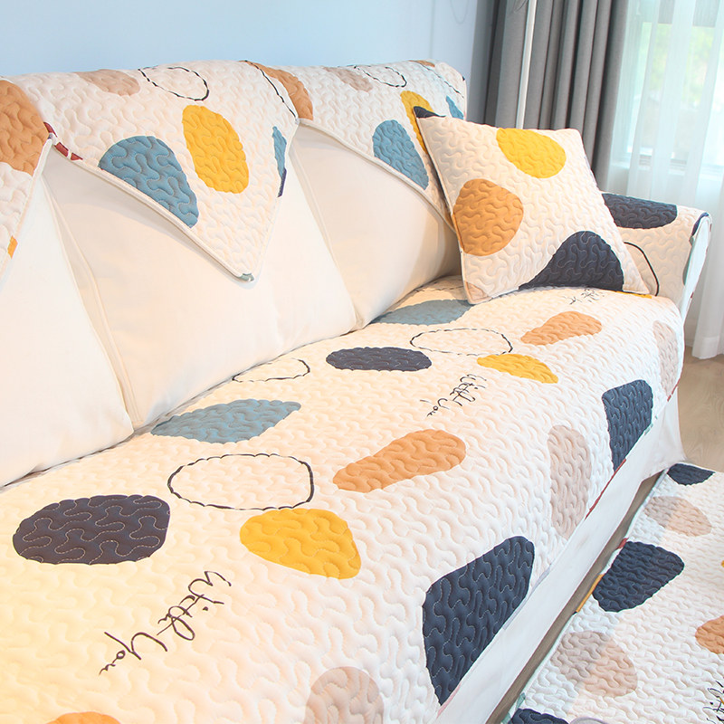 Cotton non-slip sofa cushion cushion fabric simple modern sofa towel sofa cover four seasons general imperial concubine custom