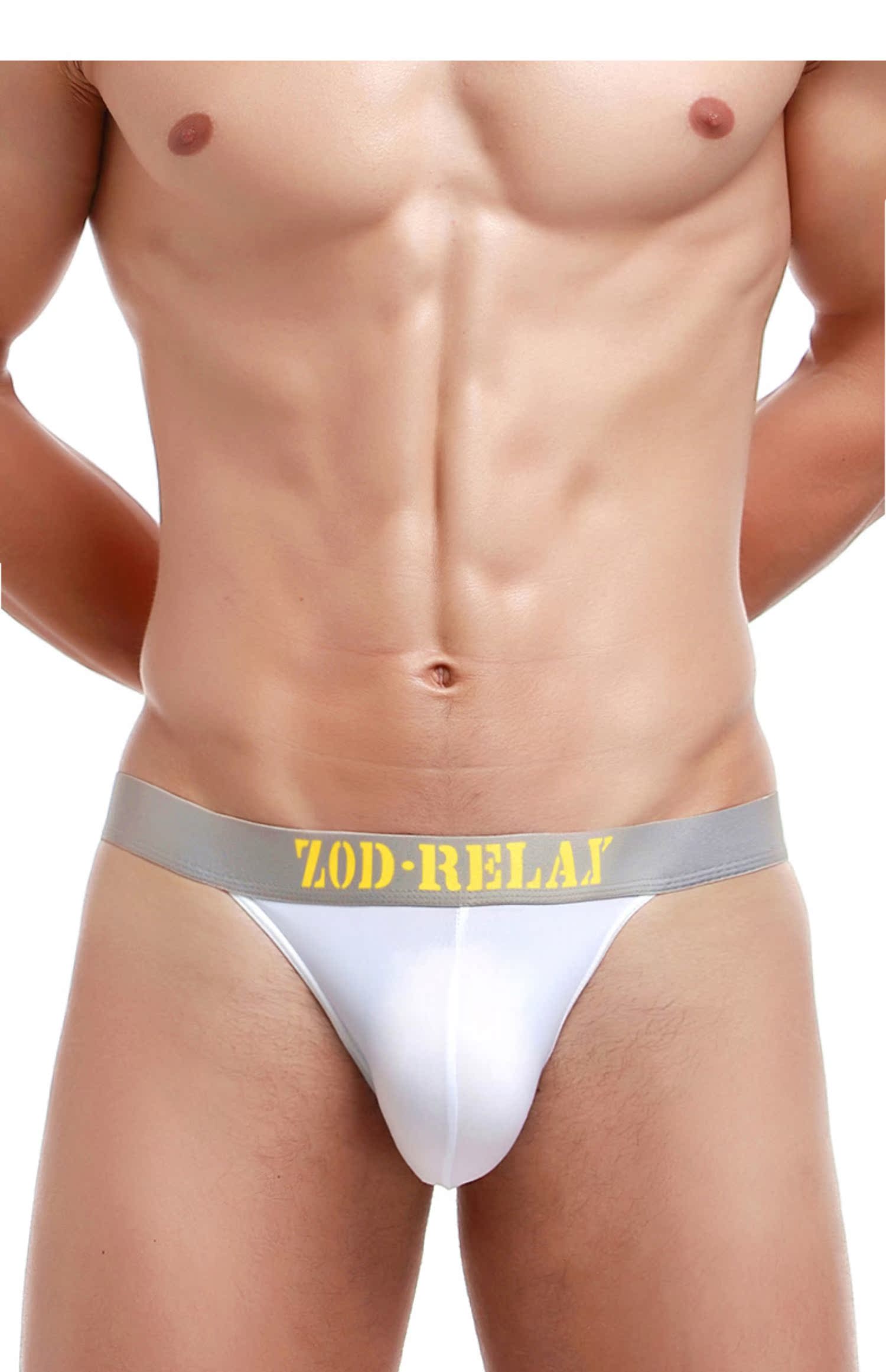ZOD đồ lót nam tóm tắt nhỏ nylon băng lụa đồ lót nam U lồi eo thấp thong góc đồ lót - G-string sịp lọt khe nam 