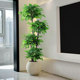 Simulated green plant happiness tree living room large potted indoor light luxury decorative flower bionic plant floor-standing ornament fake tree