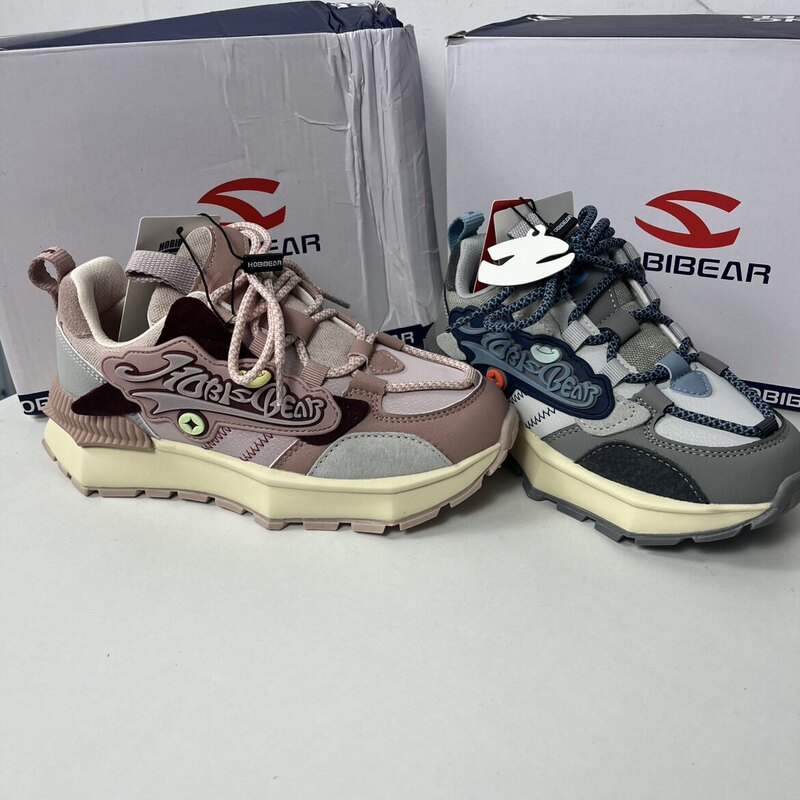 1103 Leather-Covered All-Season New Sports Shoes for Men and Women, Non-Slip and Wear-Resistant Sports and Casual Shoes