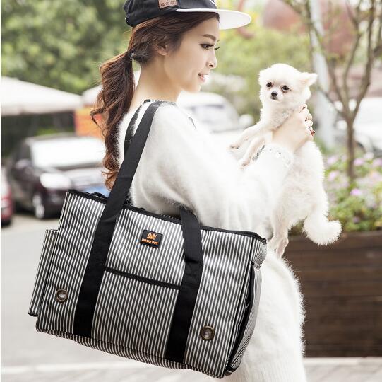 Pet bag folding dog outpack dog bag pack portable bag Teddy bag travel bag dog supplies