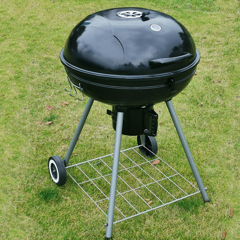 Free Guest Barbecue Grill Outdoor Home Big Number Apple Stove Courtyard Charcoal Wildcamp Round Barbecue Grill Grill BBQ