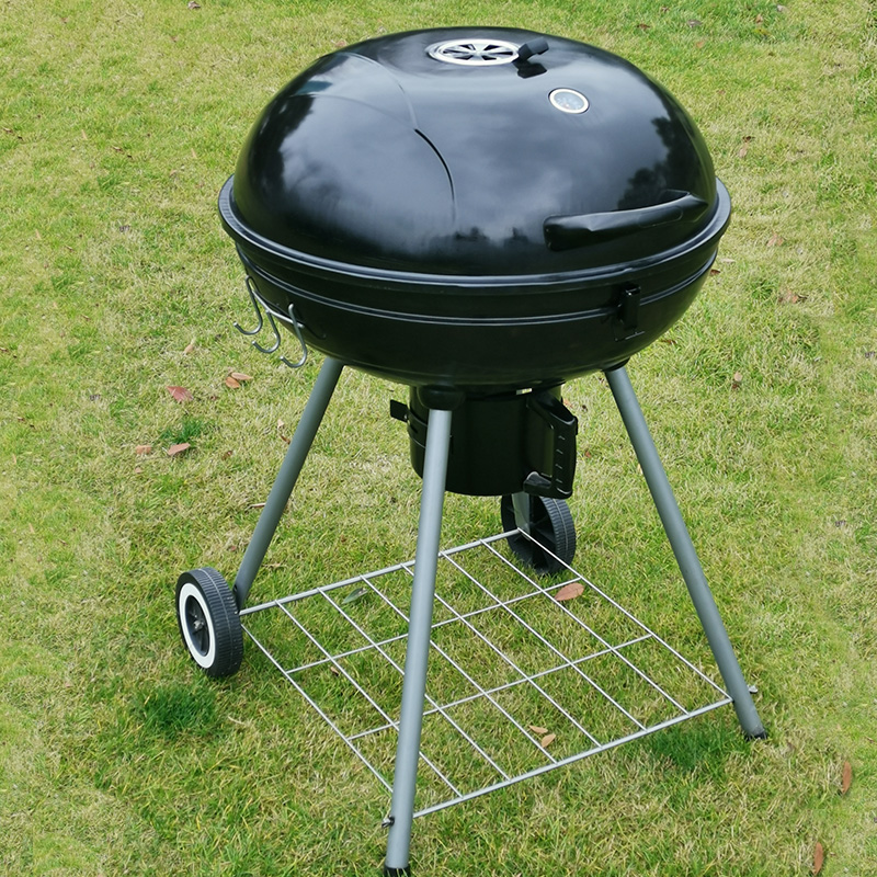 Free Guest Barbecue Grill Outdoor Home Big Number Apple Stove Courtyard Charcoal Wildcamp Round Barbecue Grill Grill BBQ